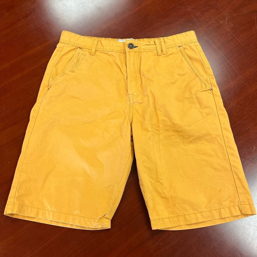 Springfield Mens Mustard Chino Bermuda Shorts sz 30